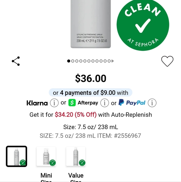 NWT LIVING PROOF FULL DRY VOLUME & TEXTURE SPRAY - Picture 3 of 14